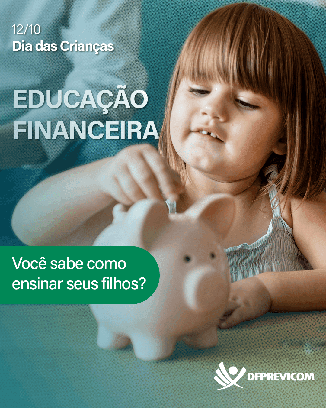 Peça de Dia das Crianças sobre educação financeira